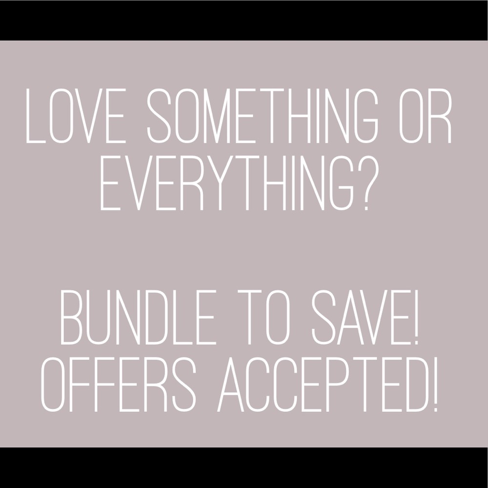 Offer and bundles welcome!